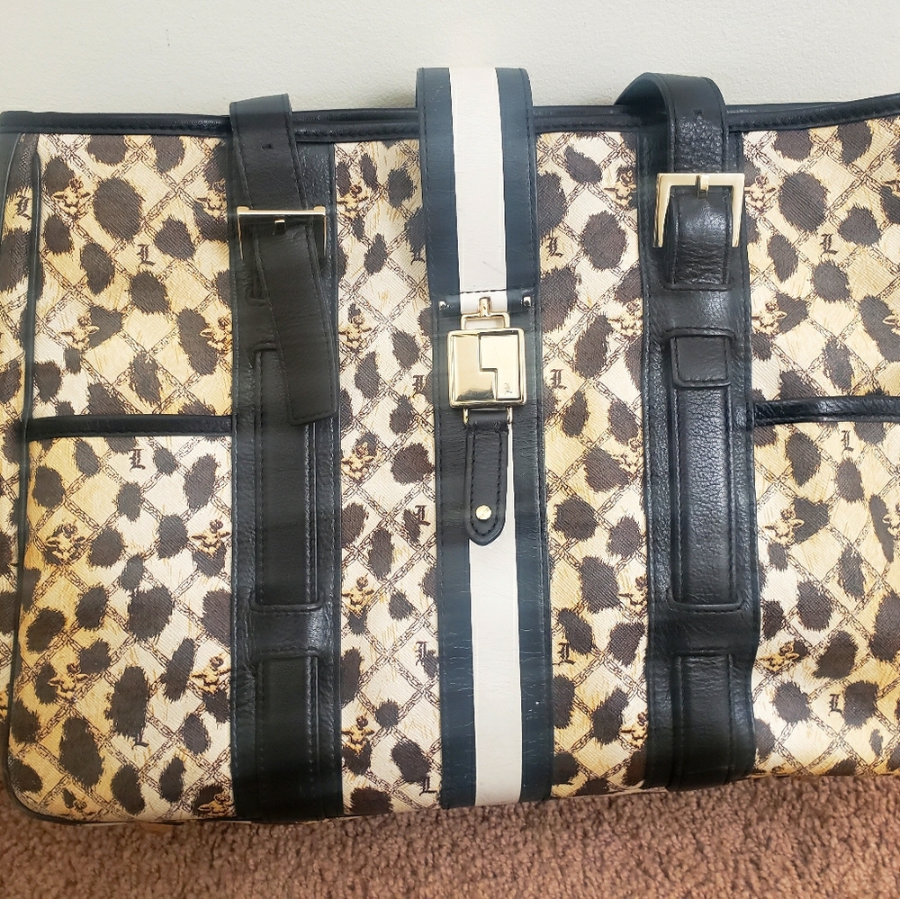 L.A.M.B. Grantham Tote: Cheetah